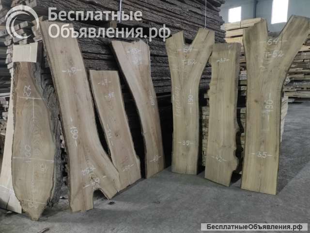 Доска сухая карагач 30,50 необрез ширина от 150 до 800 мм. Длина от 1000 до 4200
