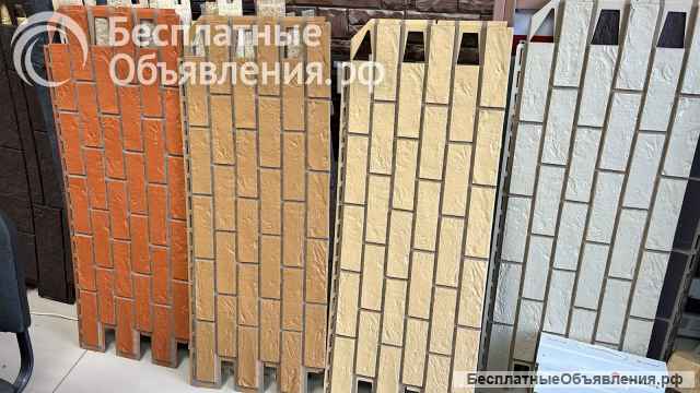 Фасадные панели Кирпич бежевый