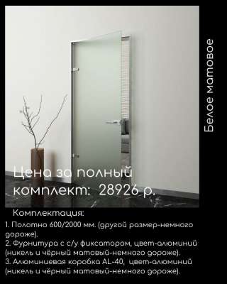 Изготовление и прoдажа межкомнатных стеклянных дверей