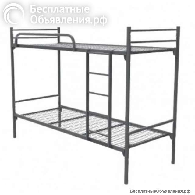 Металлические кровати Двухъярусные для лагерей, турбаз, студентов