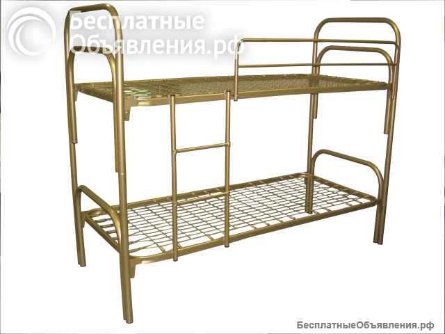 Металлические кровати Двухъярусные для лагерей, турбаз, студентов