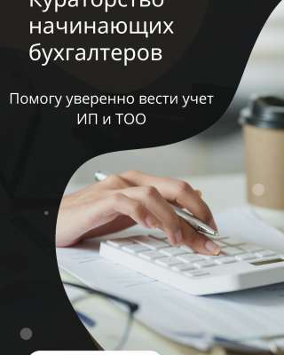 Бухгалтерлік қызмет пен оқыту. 1С-те тәжірибе. Кураторлық қолдау