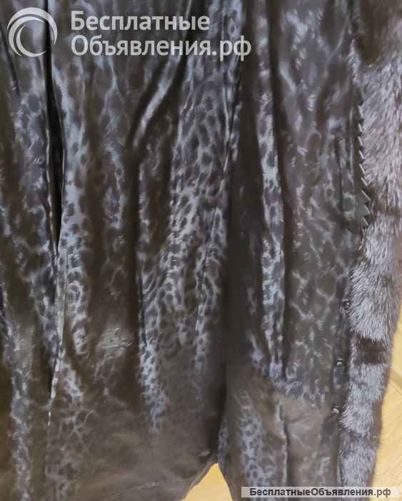 Шуба норковая, черная, 46/48р-р, в идеальном состоянии