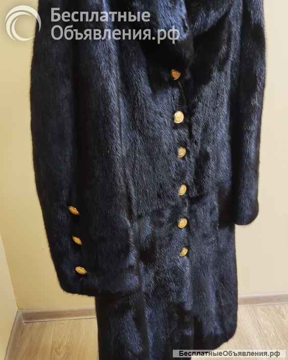 Шуба норковая, черная, 46/48р-р, в идеальном состоянии