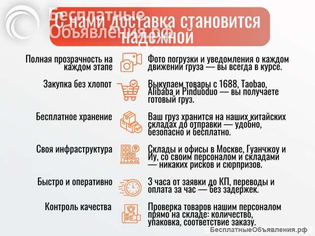 Карго доставка грузов из Китая под ключ