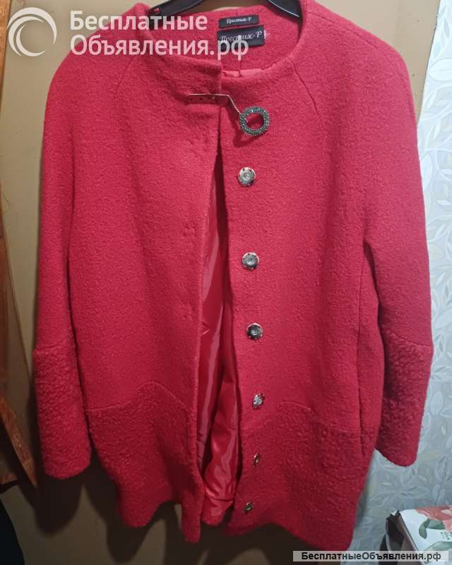 Полупальто шерсть размер 52-56