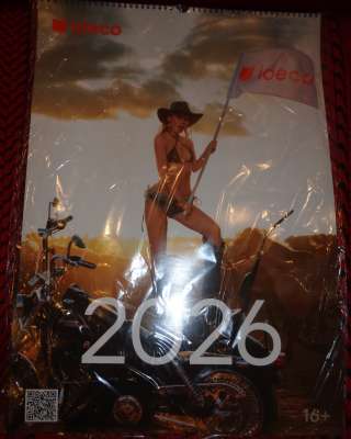 Больной настенный календарь IDECO на 2026 год категория 16 плюс