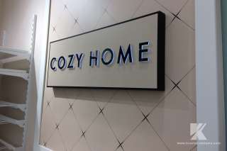 Изготовление и монтаж интерьерных вывесок