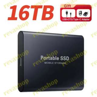 Внешний SSD XMSJ 2, 8, 16 ТБ USB3.1