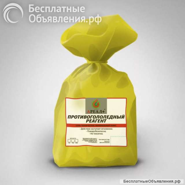 Противогололедный реагент соль техническая