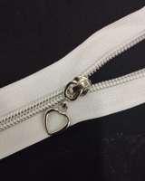 Молнии спираль разъемные белые 75/80/85/90 см