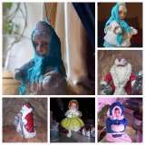 Ватные игрушки ручной работы