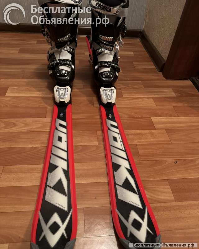 Горные лыжи + горнолыжные ботинки