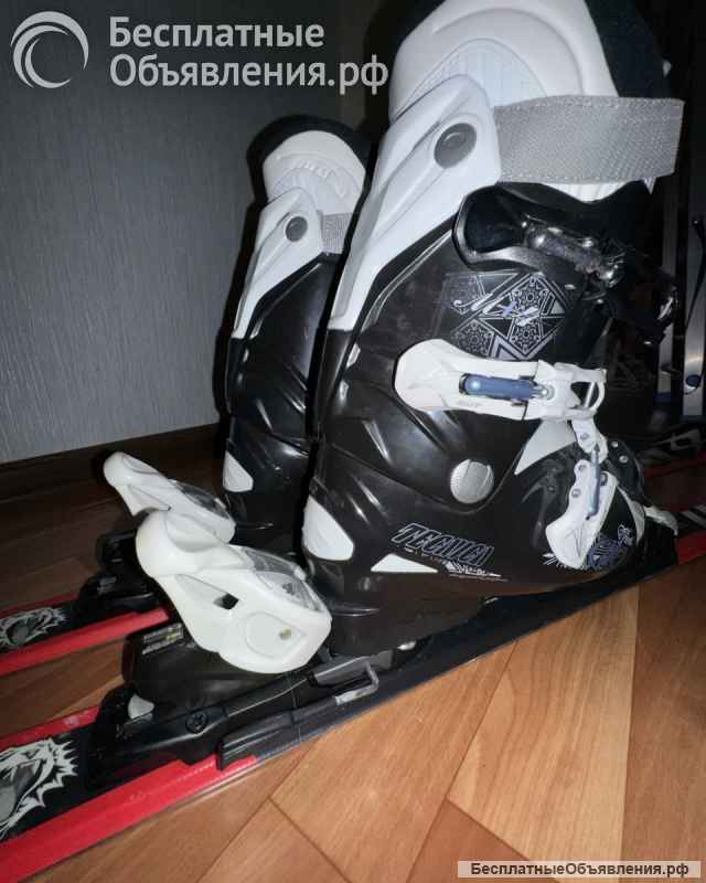 Горные лыжи + горнолыжные ботинки