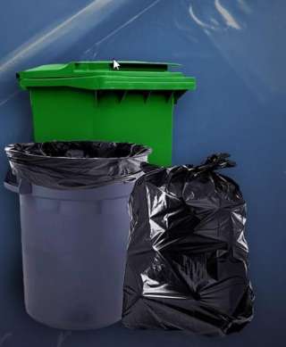 Мешки для мусора 120-240 л от производителя ПрофПак в Новосибирске