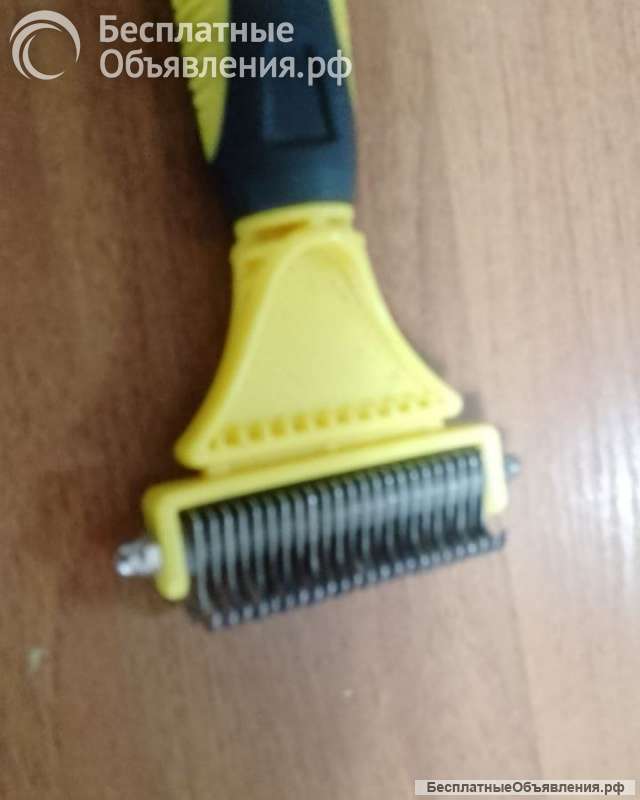 Двусторонняя щетка для собак и кошек из стали