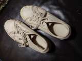 Кожаные турецкие белые кроссовки размер 38 в хорошем состоянии