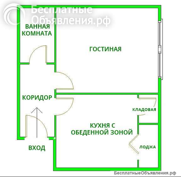 1-комнатная, 33 м² Satelit, Novi Sad, Serbia
