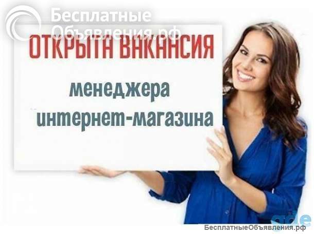 Менеджер Интернет-магазина