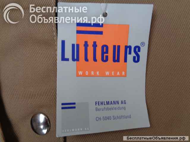 Рабочие мужские брюки LUTTEURS из Германии