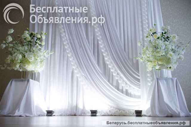 Оформление залов. Свадебный декор в Гродно.