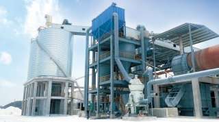 Линия по пр-ву минерального порошка (МП) 25-35 т/ч на базе вертикальной валковой мельницы LM1300K