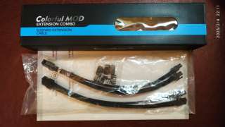 Кастомные удлинители кабеля GPU, 6+2PIN чёрные