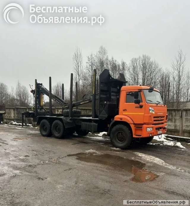Камаз 43118 с манипулятором Велмаш Вм8