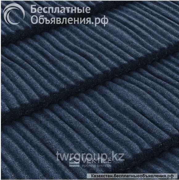 Композитная черепица Vektile, профиль Shake, Sapphire