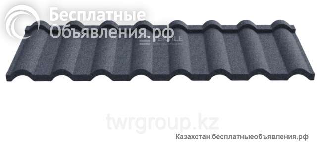 Композитная черепица Vektile, профиль Milano, Charcoal