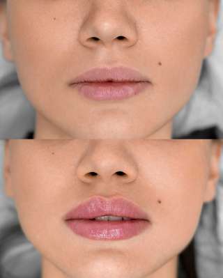 Контурная пластика губ 7500 вместо 15 000