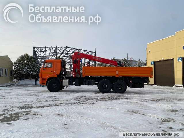 Бортовой КАМАЗ 43118-23027-50 с КМУ Horyong 216