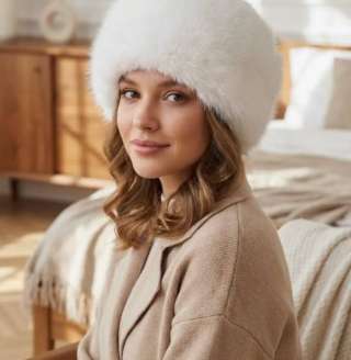 Папаха кавказская белая универсальный размер