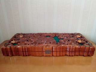 Нарды ручной работы из натурального дерева