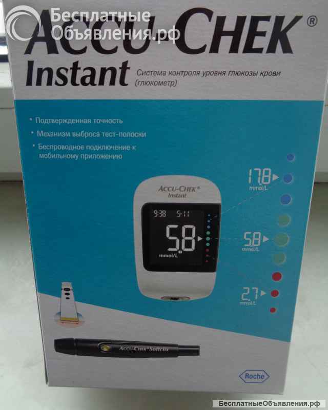 Accu-CHEK instant Датчик измерения уровня сахара в крови