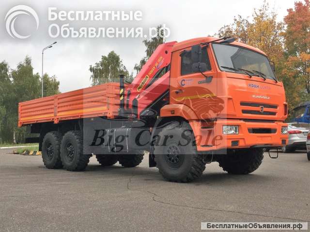 Бортовой автомобиль КАМАЗ 43118-3027-48 с КМУ ИМ-150N