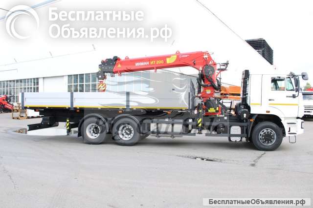 Бортовой автомобиль КАМАЗ 65117-104020-49 с КМУ ИТ200