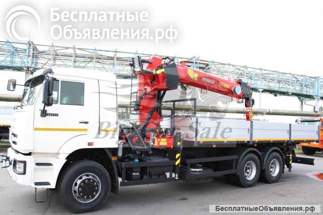 Бортовой автомобиль КАМАЗ 65117-104020-49 с КМУ ИТ200