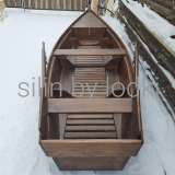 Лодка деревянная с рундуком