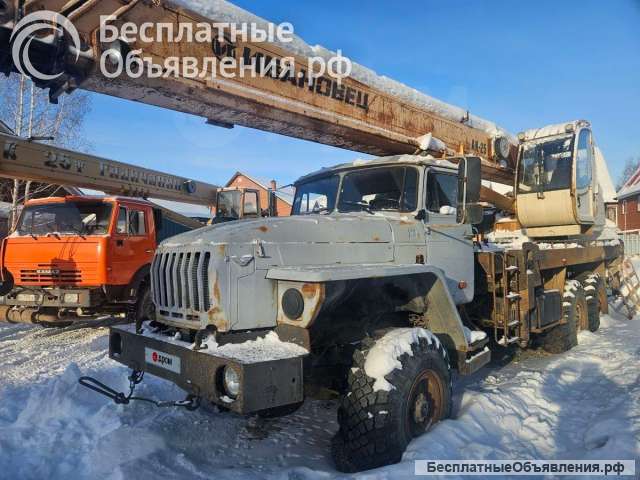 Автокран Ивановец, 25 тн, 31 м, Урал, 2013 г/в