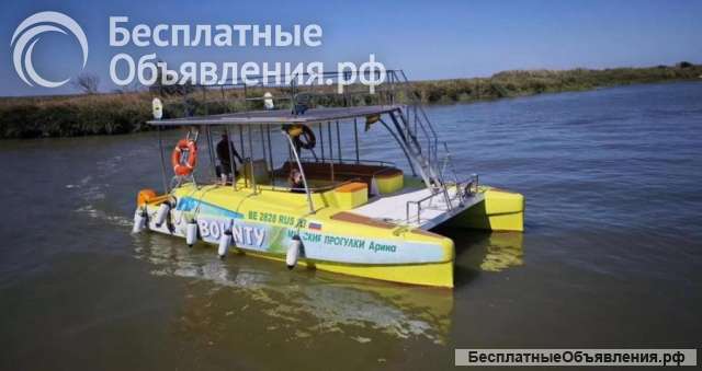 Катамаран Кайман-800 бизнес 2 этажа до 40 человек