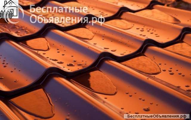 Навес, беседка, терраса из металлочерепицы