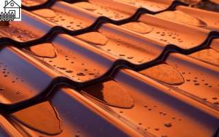 Навес, беседка, терраса из металлочерепицы