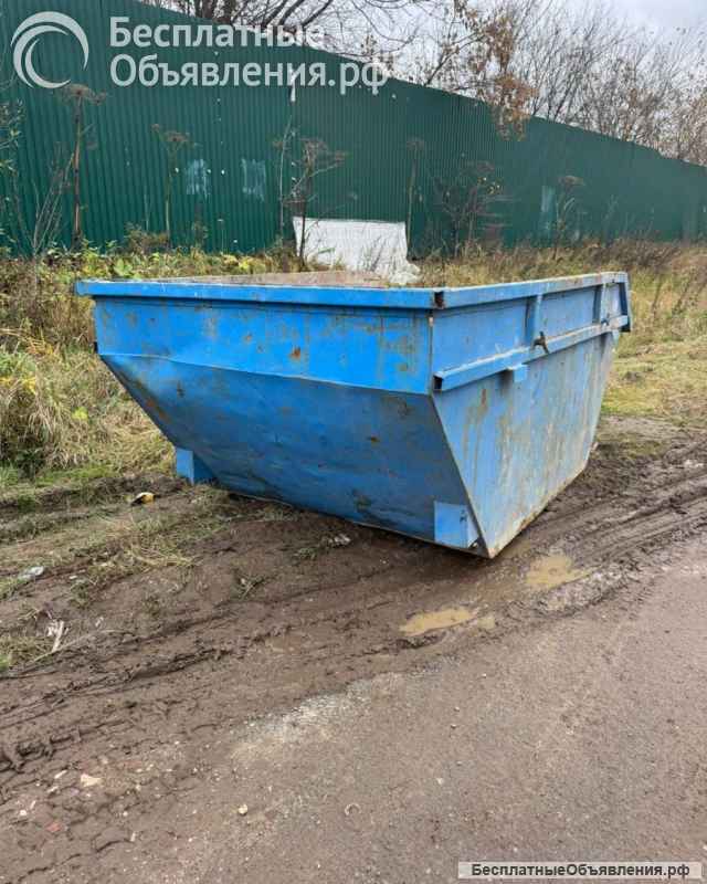 Уcлуги вывоза мусора ГАЗелью и контейнерами 8-20-27 м3