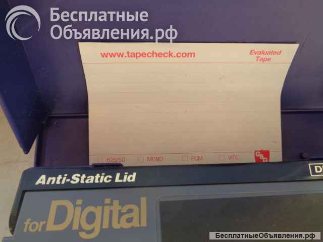 SPITA Digital BETACAM DBC6 ЧИСТЯЩАЯ КАССЕТА