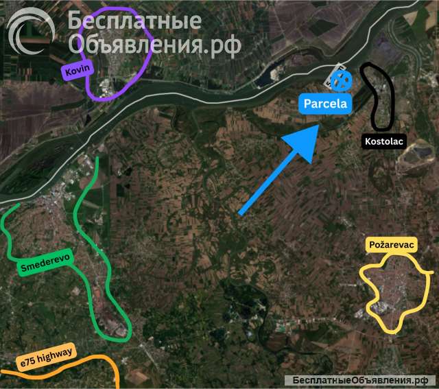 Земельный участок на продажу/в аренду - участок на Дунае, идеально подходящий для строительства дач