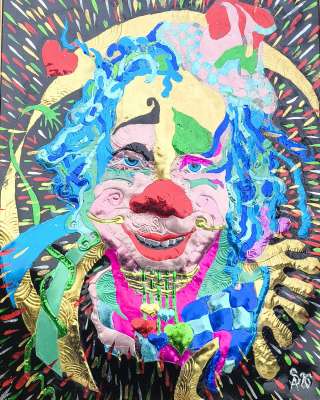 Негрустный клоун. Авторская работа. Доставка