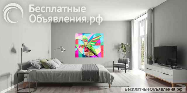 Шут в кубе. Панно 821 х 713 Багет. Доставка