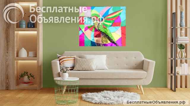 Шут в кубе. Панно 821 х 713 Багет. Доставка