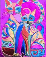 Яркое панно авторской работы с доставкой до дверей